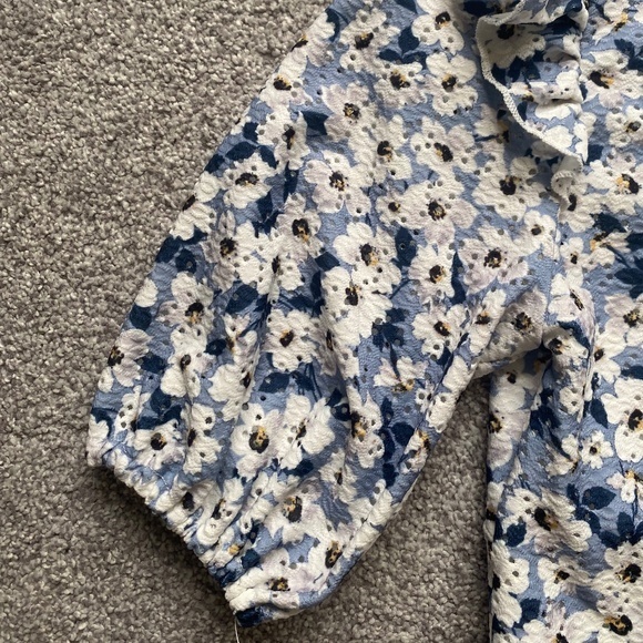 Topshop Floral Ruched Crop - Picture 10 of 13